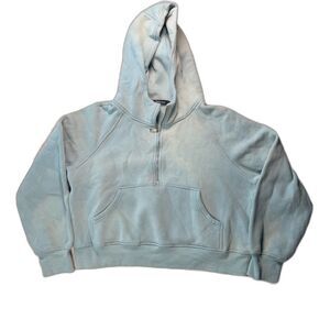 Automet Light Blue Half Zip Hoodie L